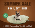 The FrenchieSafe™ Ice-Silk Leaf Pad (Anti-Overheat Edition)