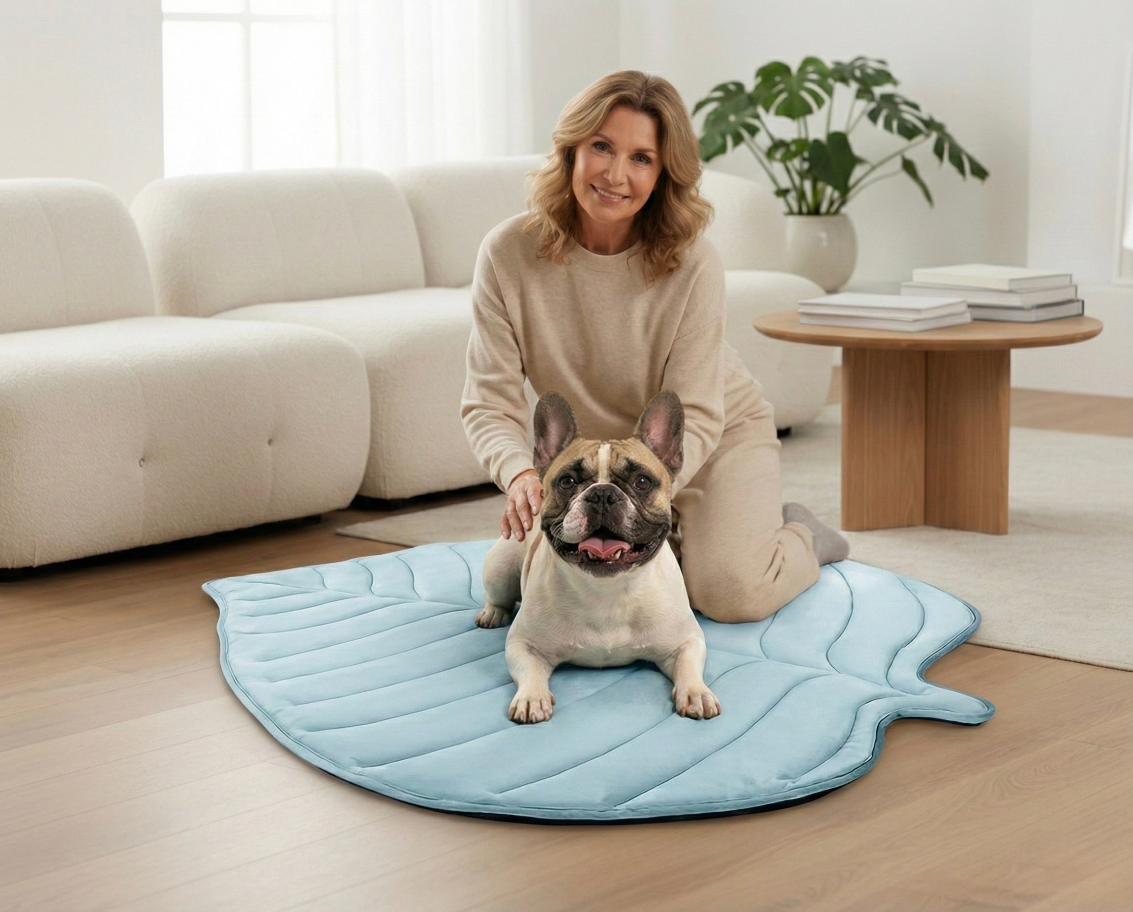 The FrenchieSafe™ Ice-Silk Leaf Pad (Anti-Overheat Edition)